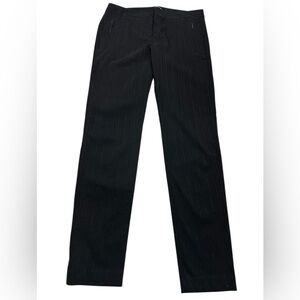 DALIA COLLECTION / Black Modern Fit Skinny Pinstripe Dress Pants / Size 6